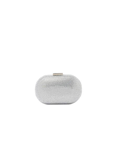 Borsa Twenty Fourhaitch Clutch Sunrise Argento